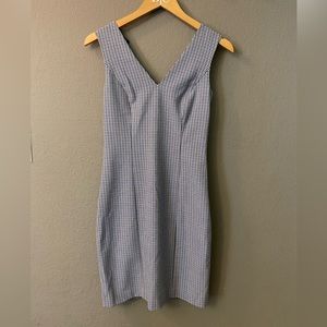 Banana Republic Plaid Houndstooth Dress